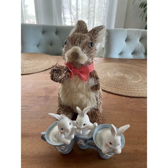 Rabbit Easter Decor - Picture 1 of 10